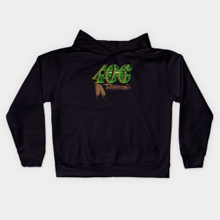 406 (Brown) Kids Hoodie